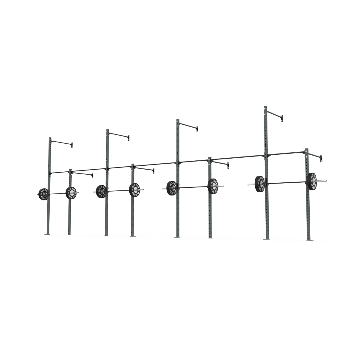 3 Series Wall Mounted High Low Rig 4 Bay