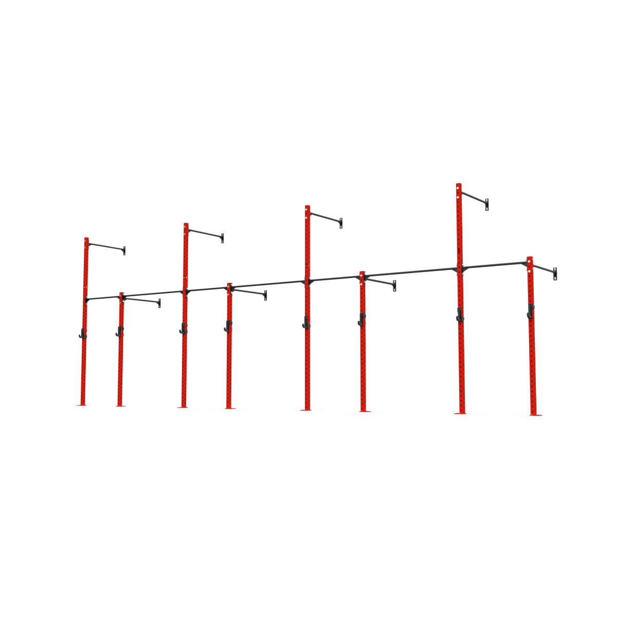 3 Series Wall Mounted High Low Rig 4 Bay - Image 10