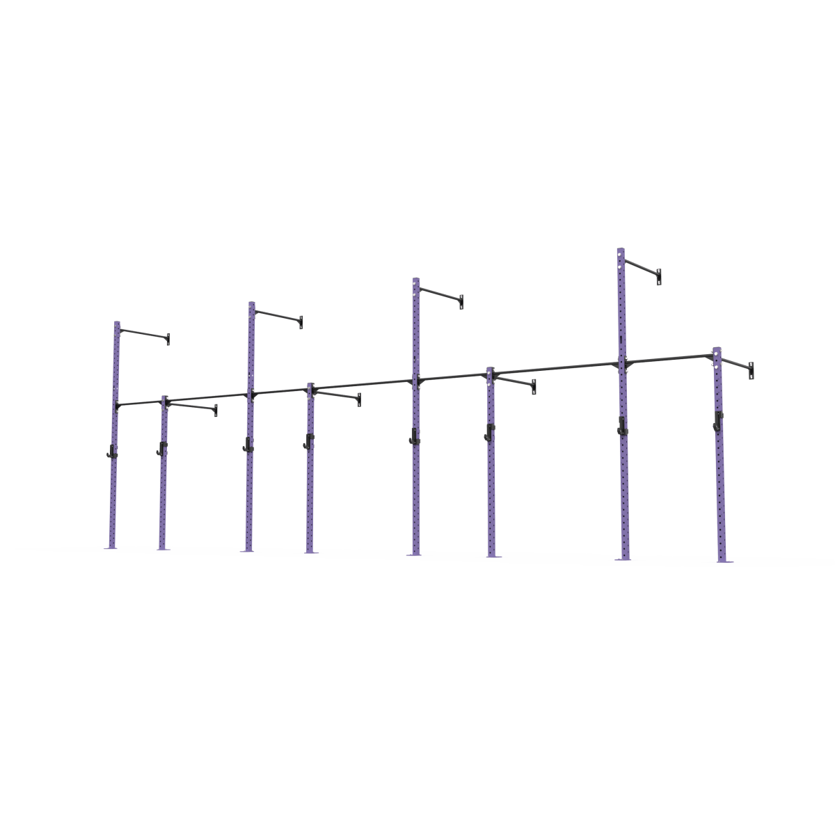 3 Series Wall Mounted High Low Rig 4 Bay - Image 11