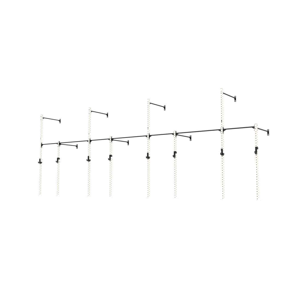 3 Series Wall Mounted High Low Rig 4 Bay - Image 16