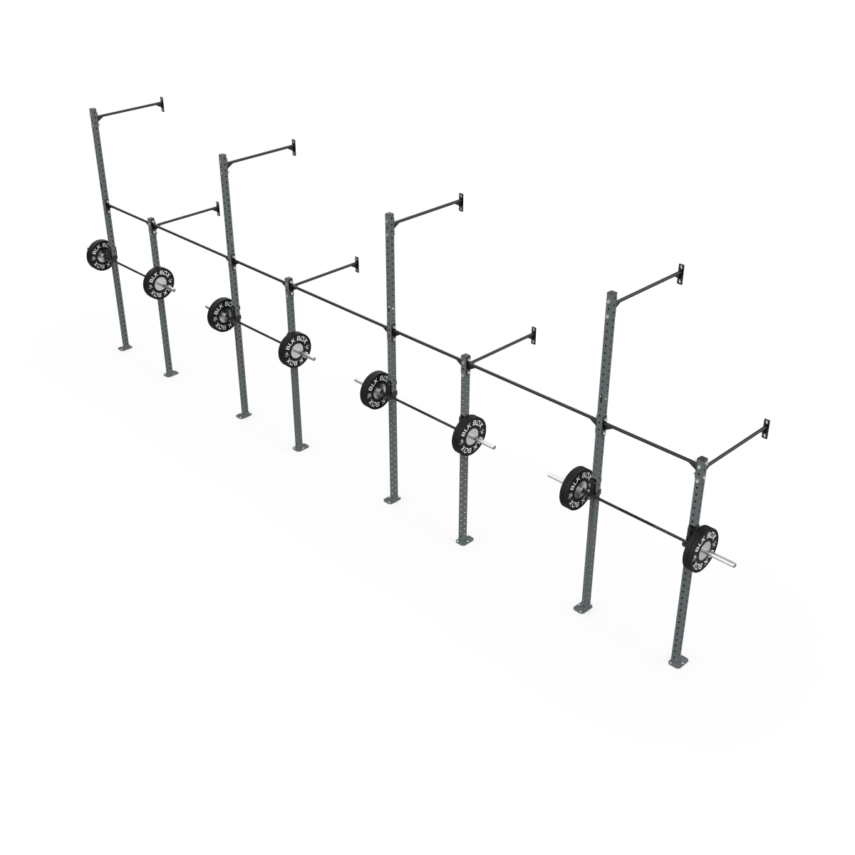 3 Series Wall Mounted High Low Rig 4 Bay - Image 2