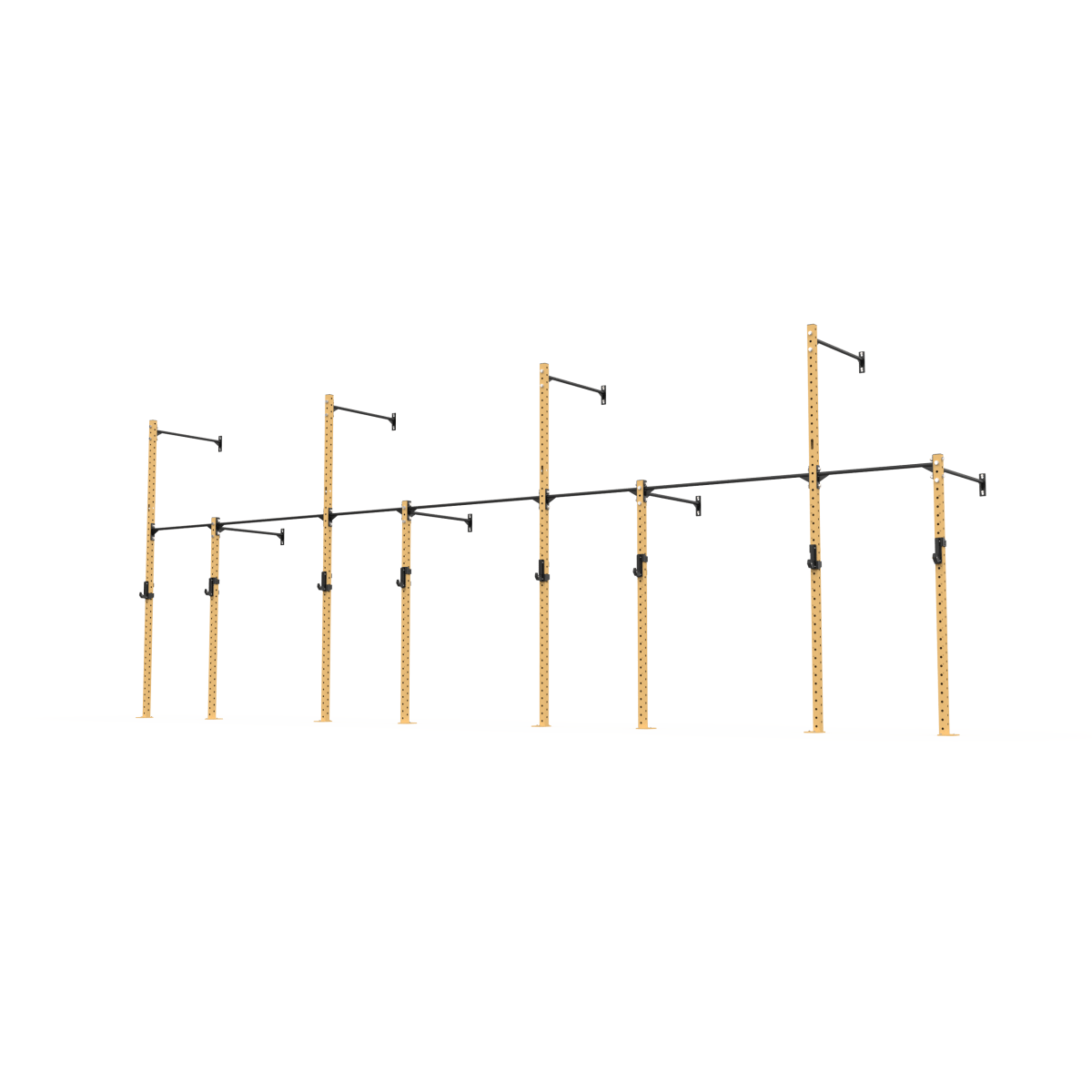 3 Series Wall Mounted High Low Rig 4 Bay - Image 6