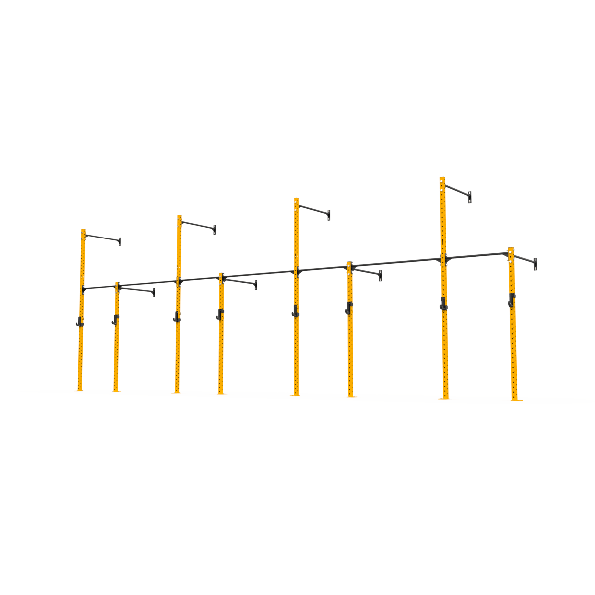 3 Series Wall Mounted High Low Rig 4 Bay - Image 7