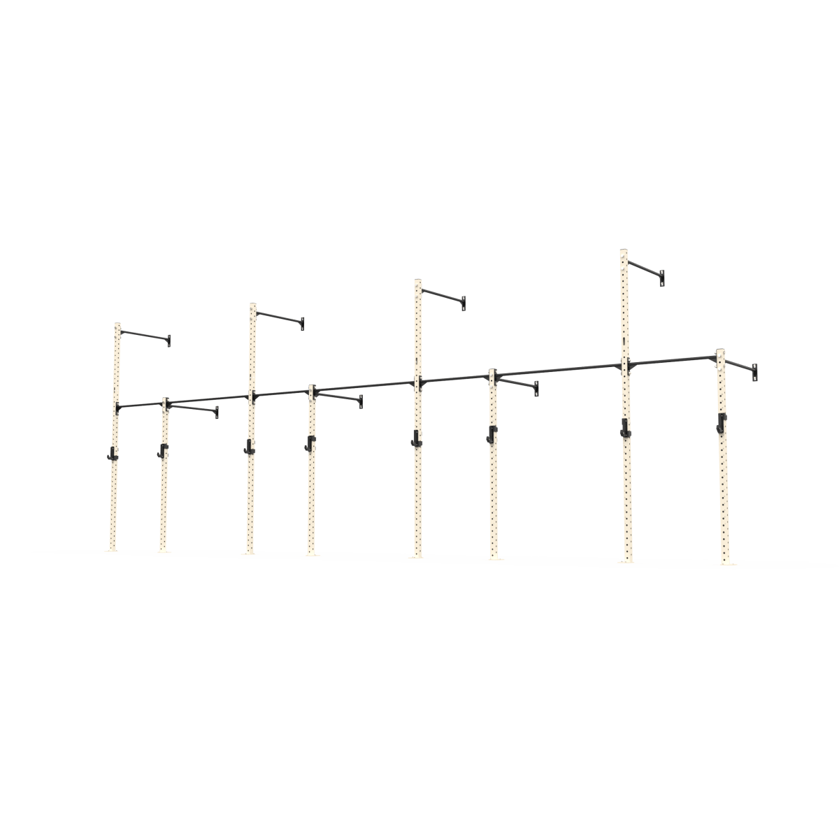 3 Series Wall Mounted High Low Rig 4 Bay - Image 8