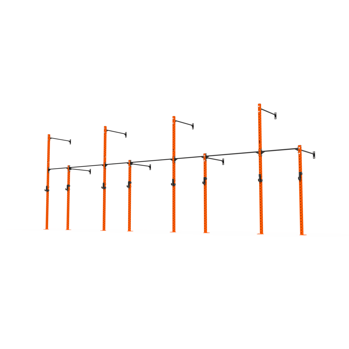 3 Series Wall Mounted High Low Rig 4 Bay - Image 9