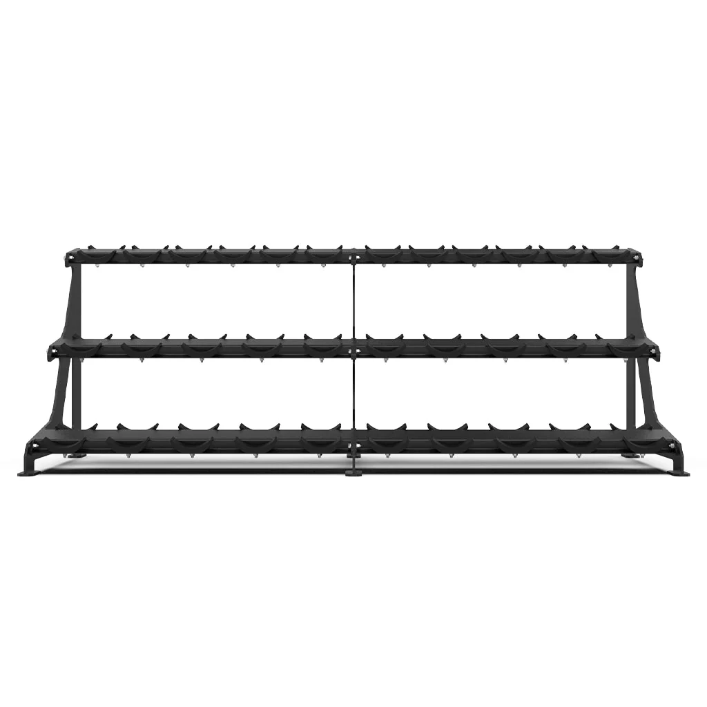 3 Tier Round Dumbbell Rack 2.5-40kg - Image 4