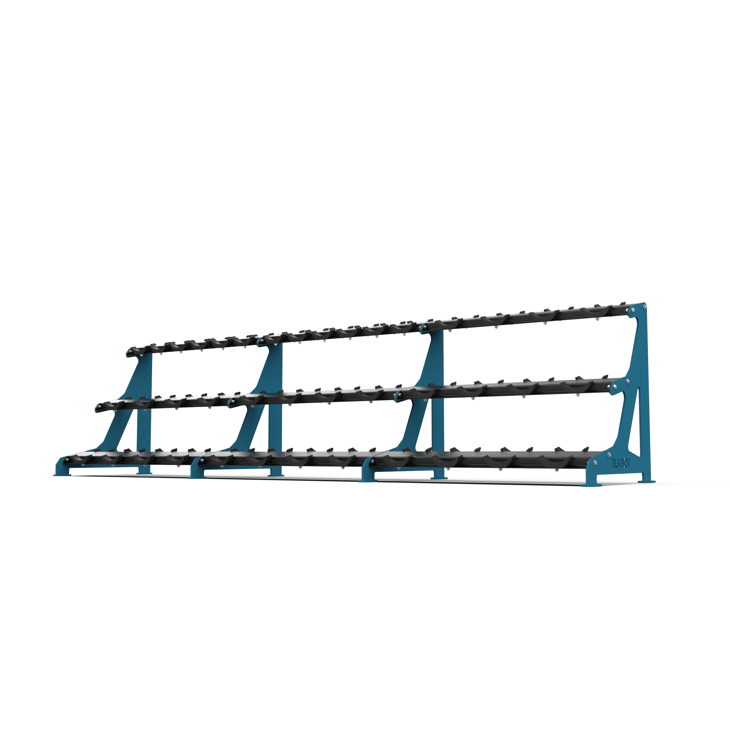 3 Tier Round Dumbbell Rack 2.5-50kg - Image 3