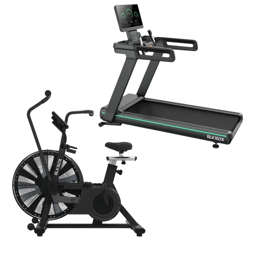 Air Bike and 1 Series Treadmill Cardio Bundle