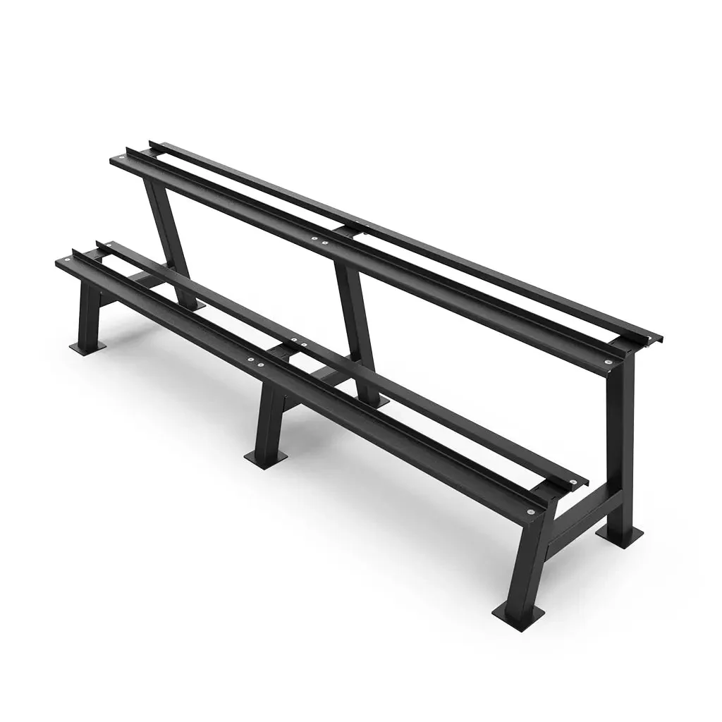 2 Tier Hex Dumbbell Rack 2.5-30kg - Image 4