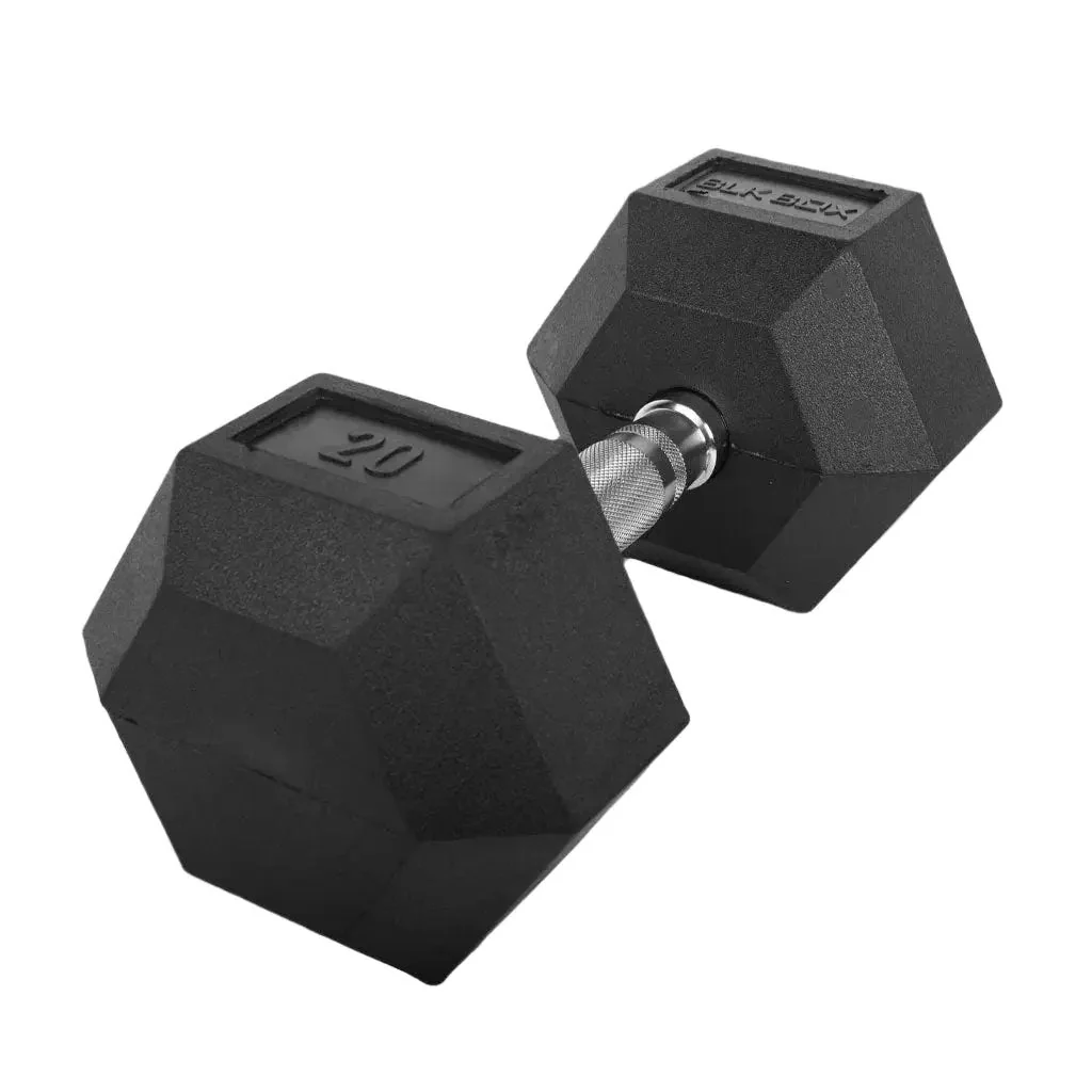 Rubber Hex Dumbbell - Image 4