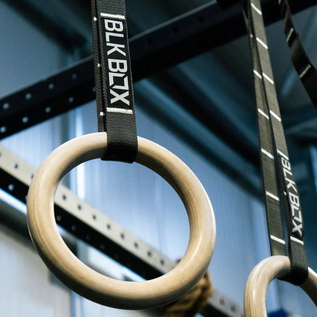 Wooden Gym Rings - Image 2