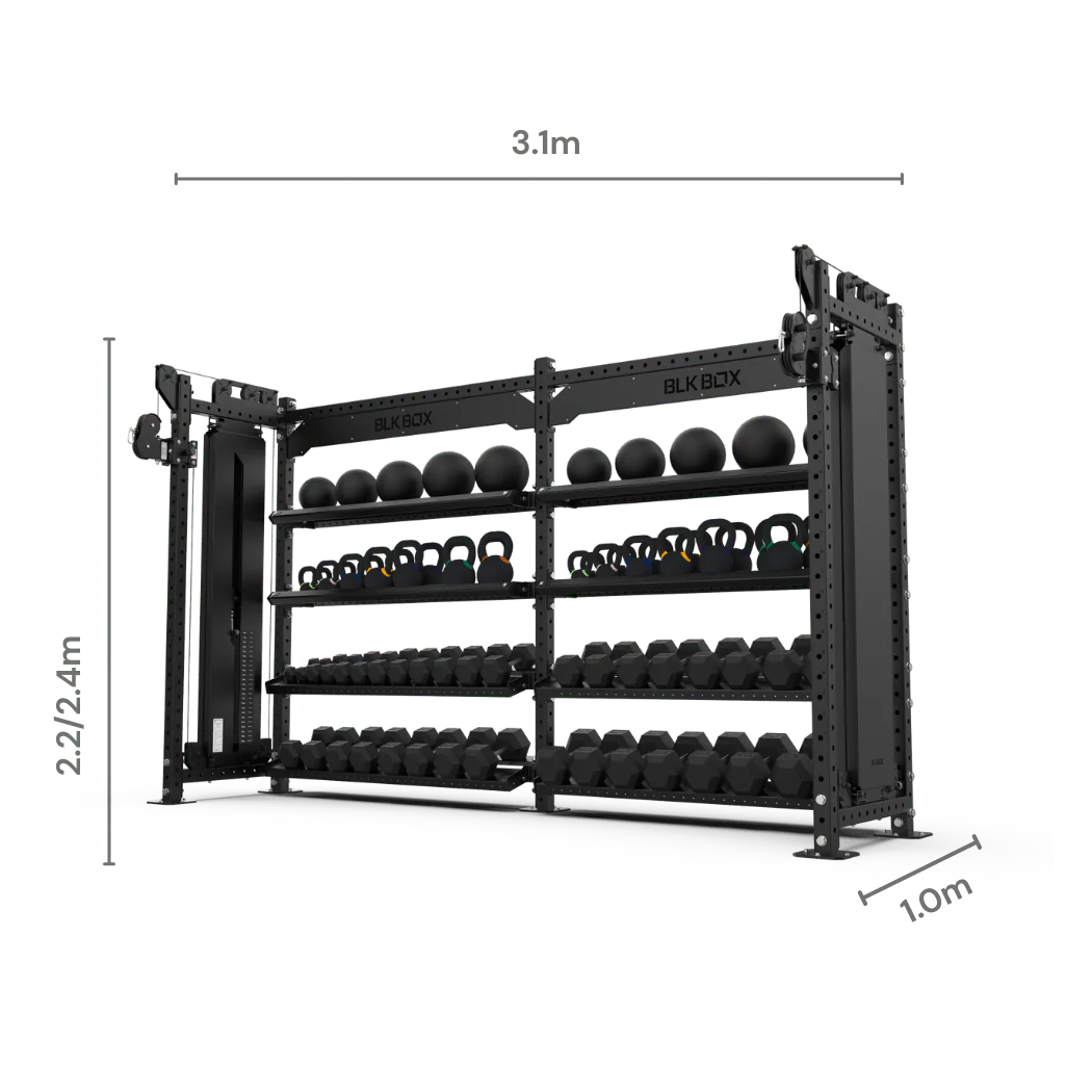 Cable Storage System (1.5m) - 2 Bay - Image 2