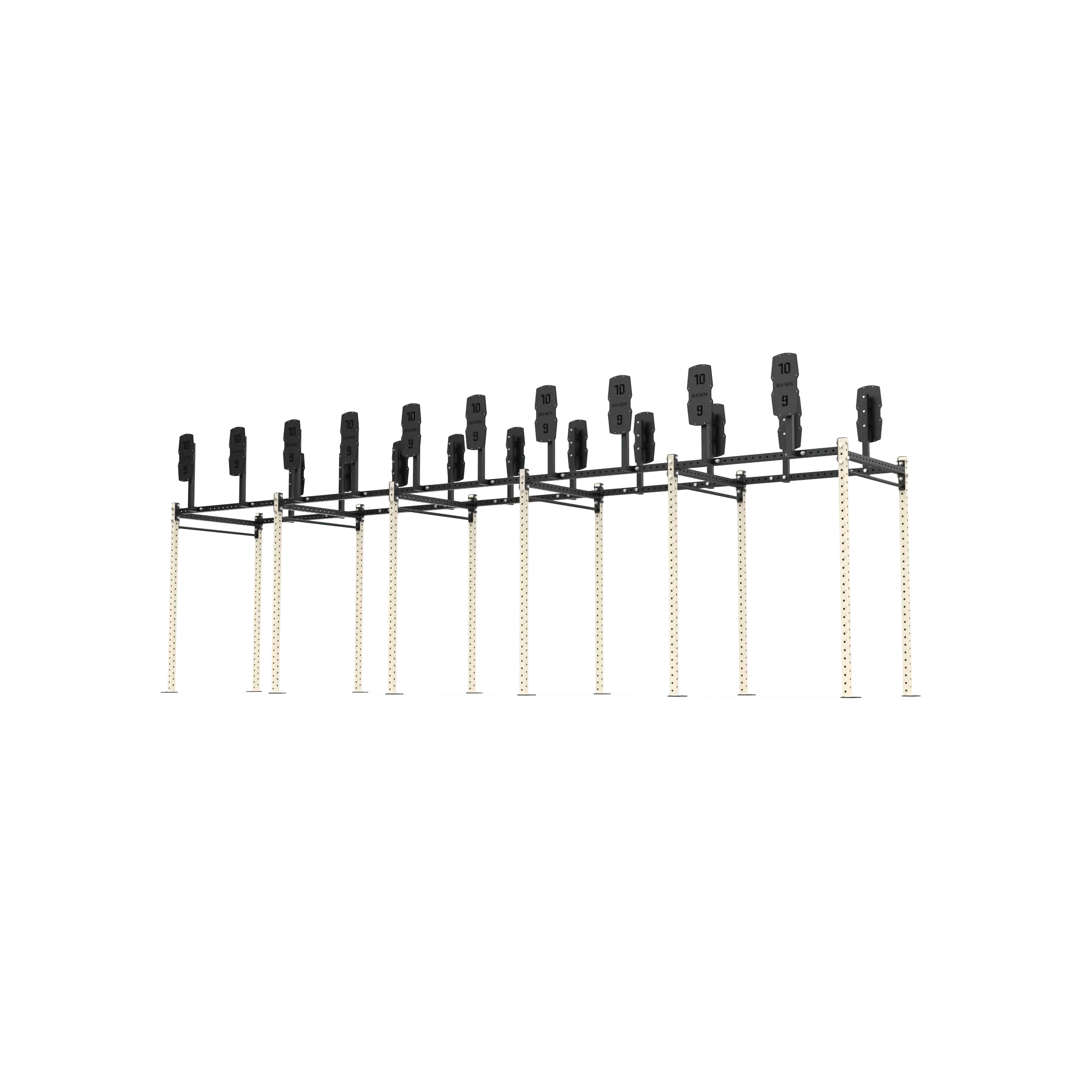 10 Bay Free Standing Competition Rig with Wall Ball Targets - Image 10