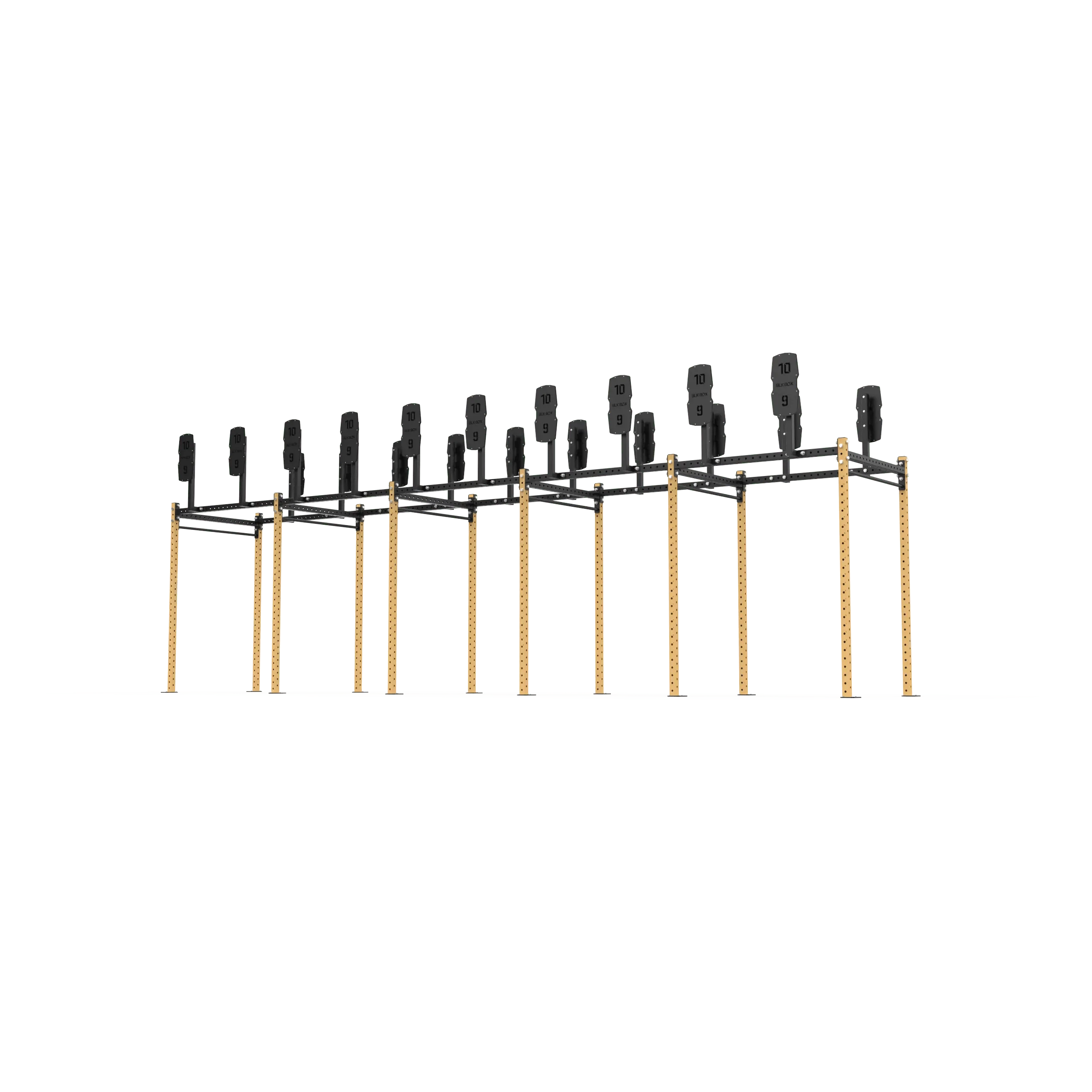 10 Bay Free Standing Competition Rig with Wall Ball Targets - Image 12