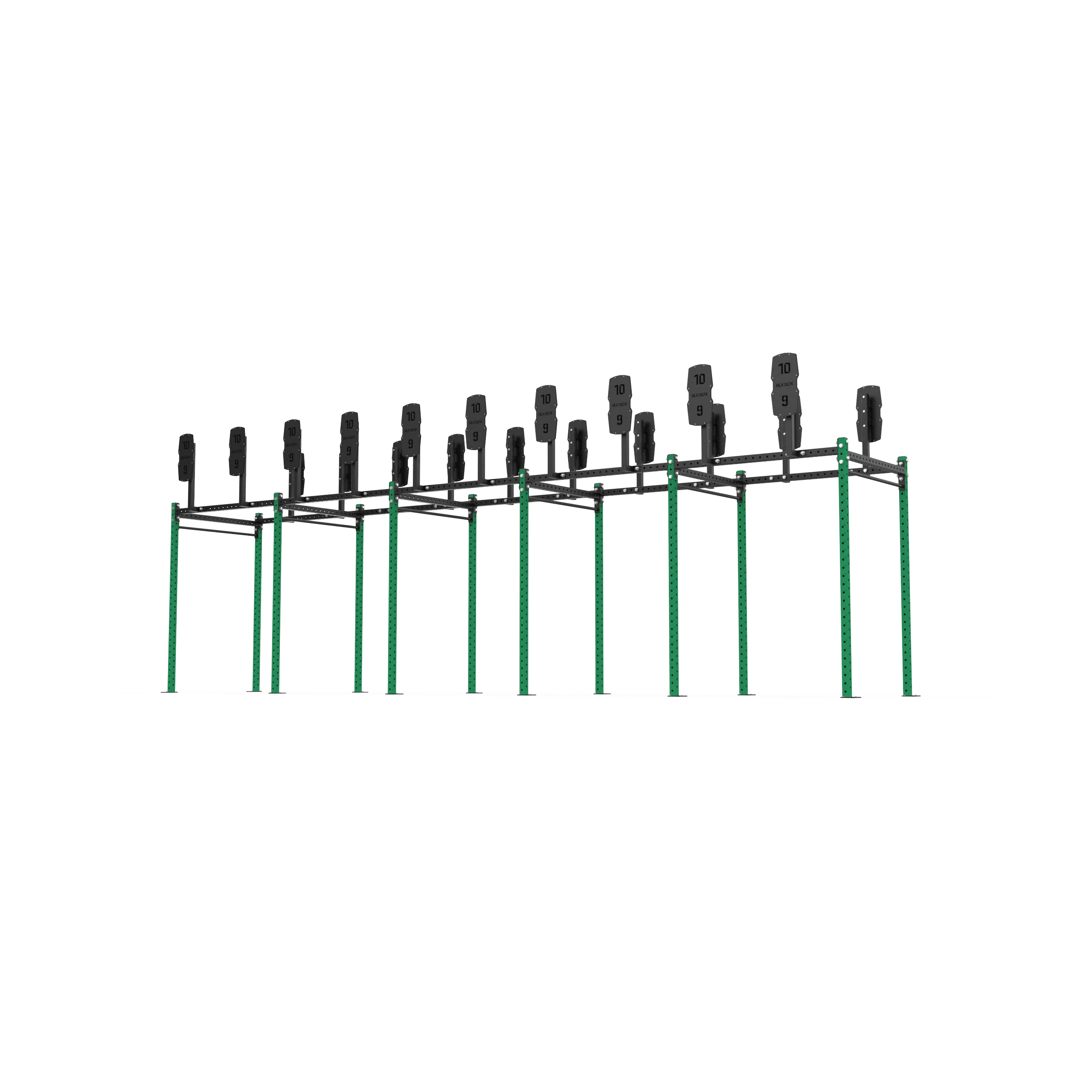 10 Bay Free Standing Competition Rig with Wall Ball Targets - Image 3