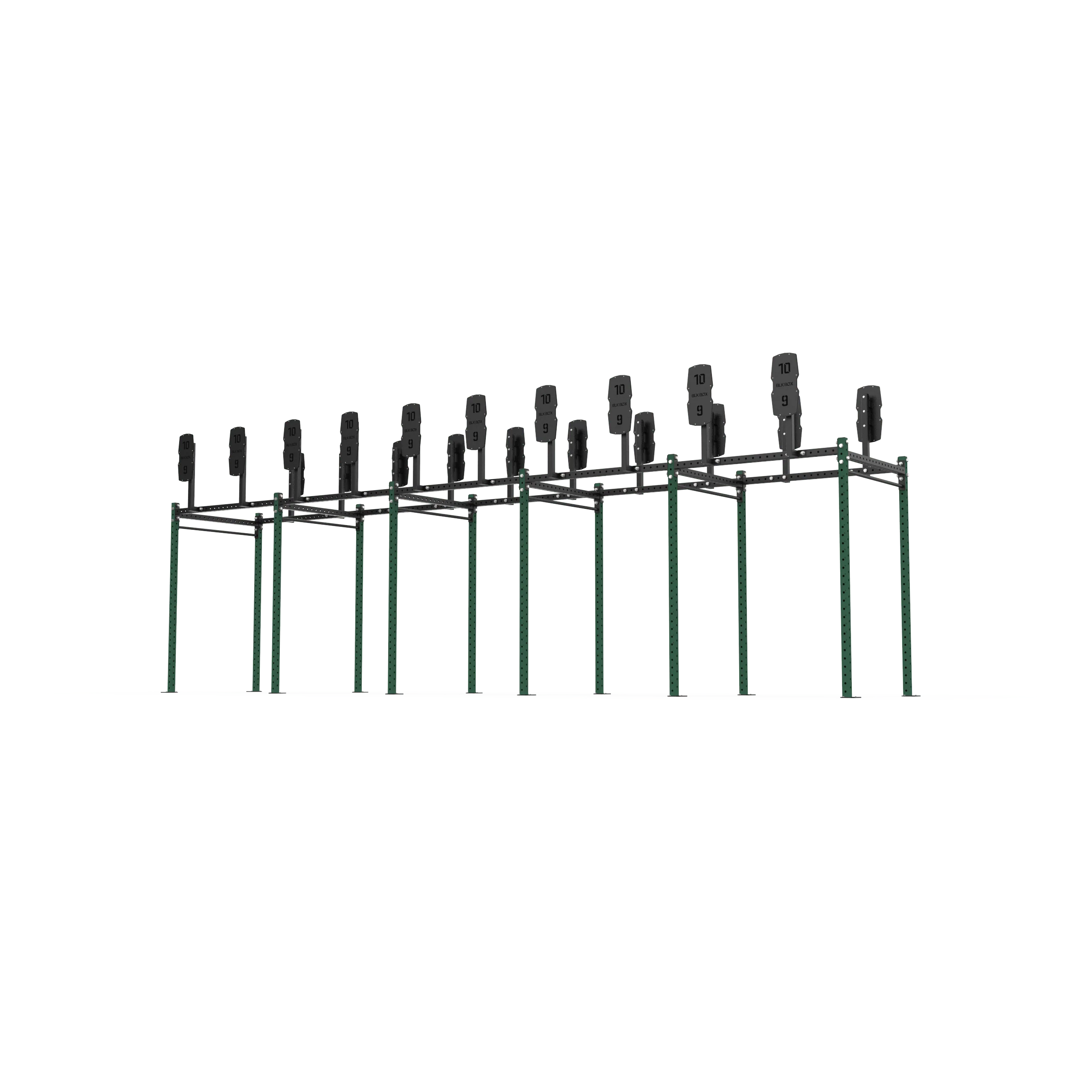 10 Bay Free Standing Competition Rig with Wall Ball Targets - Image 4