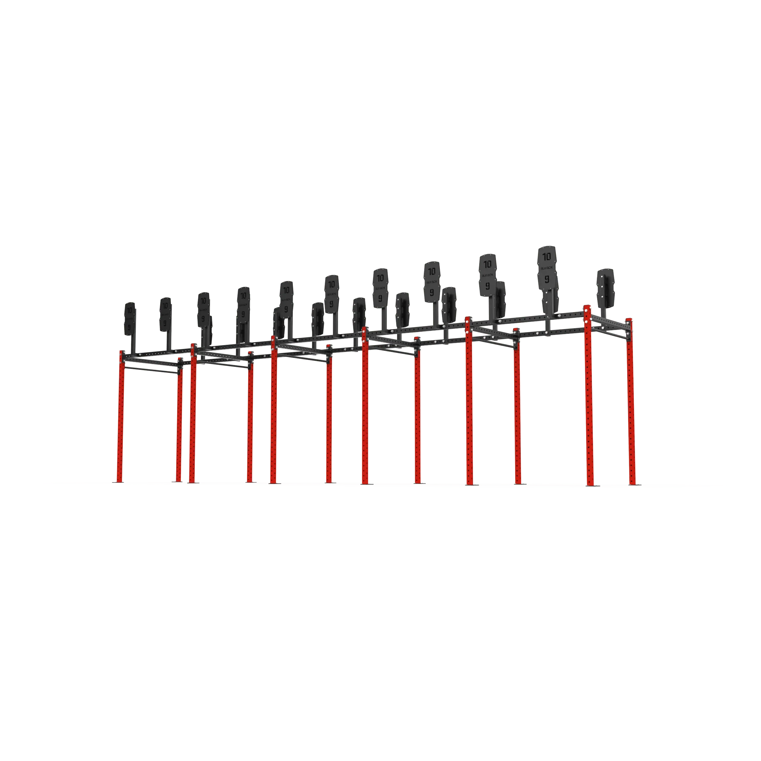 10 Bay Free Standing Competition Rig with Wall Ball Targets - Image 8