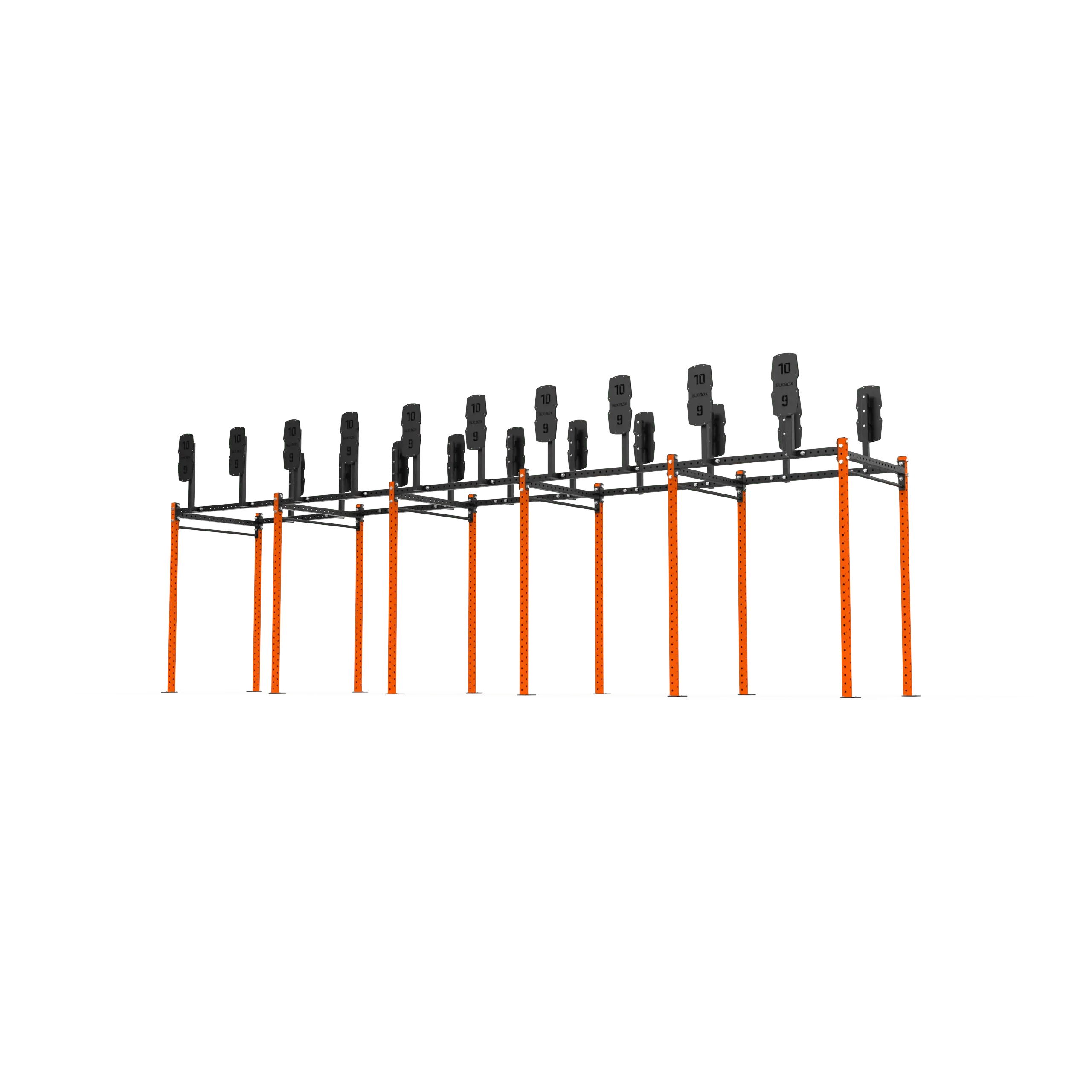 10 Bay Free Standing Competition Rig with Wall Ball Targets - Image 9